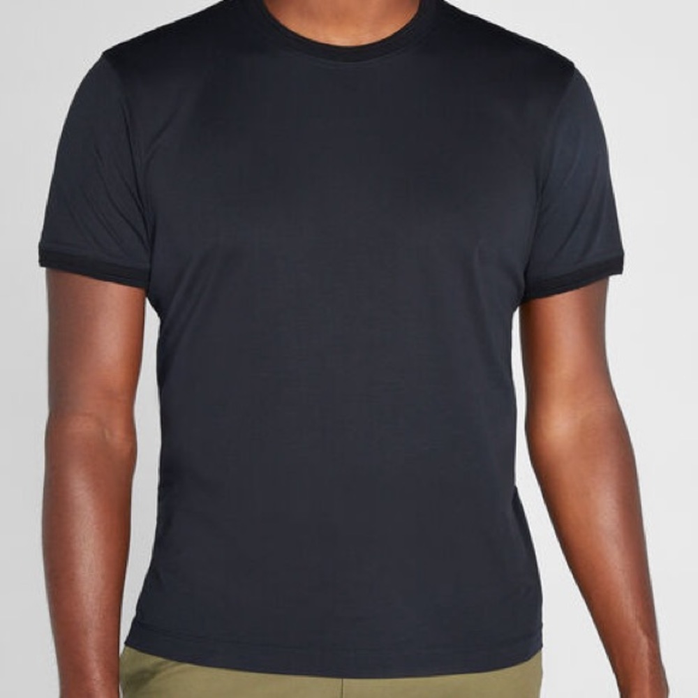 Club Monaco Black Refined Tee-  XL